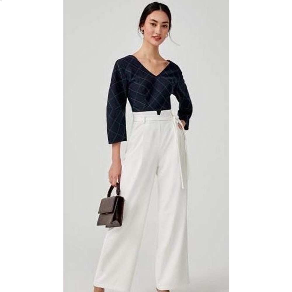 Balloon sleeve peplum top - Picture 6 of 6
